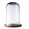 Glasklokke med tr&aelig;bund, large